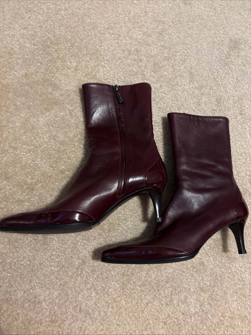 Bruno Magli Leather Ankle Booties